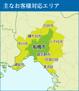 主なお客様対応エリア